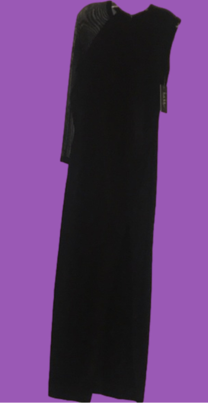 Sleek NWT Nicole Miller one shoulder ruched dress